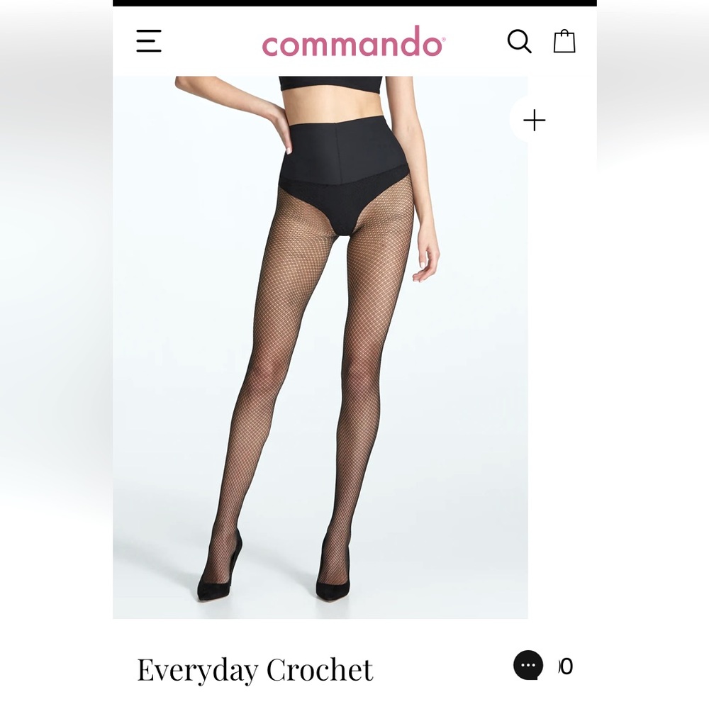 Commando everyday crochet tights. New in box.